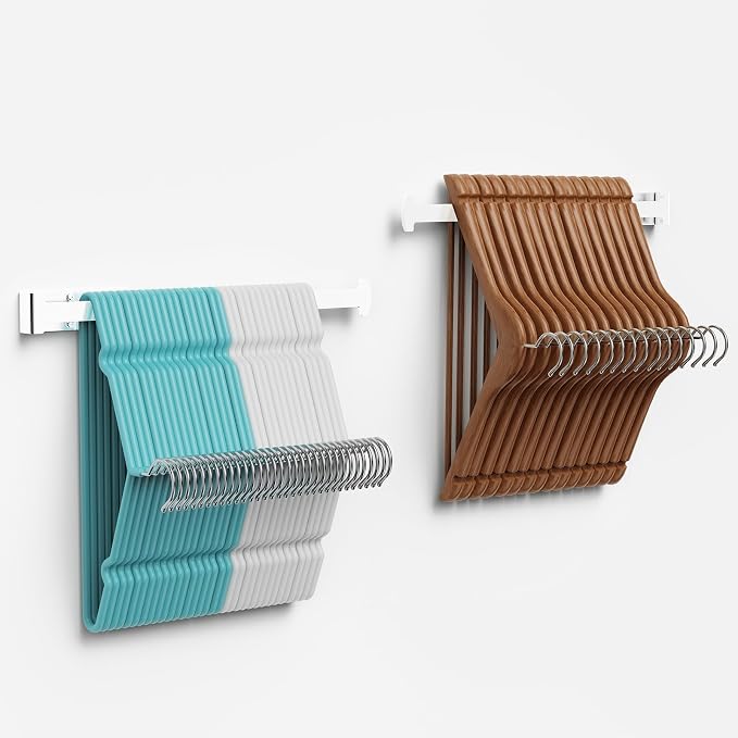 2 Pack Hanger Holder, Hanger Storage Rack by JobenOligey