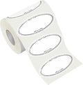 500 Removable Freezer Pantry Oval Canning Labels, Water Oil Resistant by Stickyourhappymoment