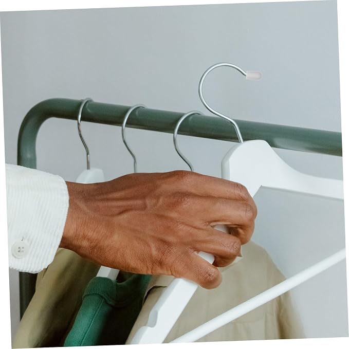 STOBAZA 400pcs Hanging Hooks Wire End Protectors Hanger End Caps Wire Screw - Image 8