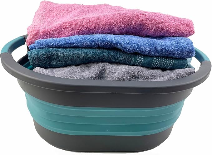 SAMMART 23L Collapsible Plastic Laundry Basket - Image 6