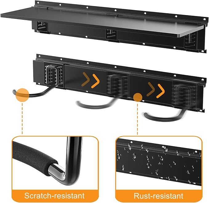 TORACK Wall Mounted Bike Storage Rack - Image 5