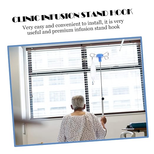2pcs Infusion Rack Hanger Clinic Stainless Steel Hooks - Image 4
