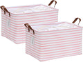 Hinwo 31L Large Storage Bins, Foldable Clothes Storage Baskets by Hinwo