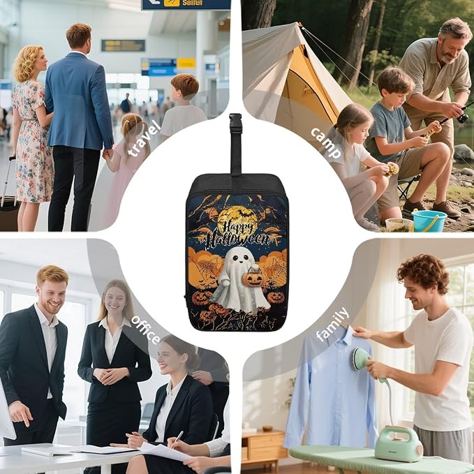 Pumpkin Ghost Garment Steamer Case Lightweight Travel Iron Storage Bag Portable - Image 6