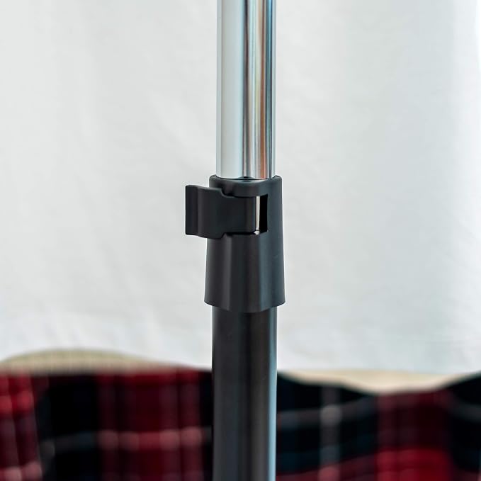 IRIS USA Clothes Rack, Portable Single-Rod Height Adjustable - Image 10