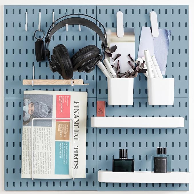 Pegboard Combination Kit, Wall Mounted Storage Set by MULSAME