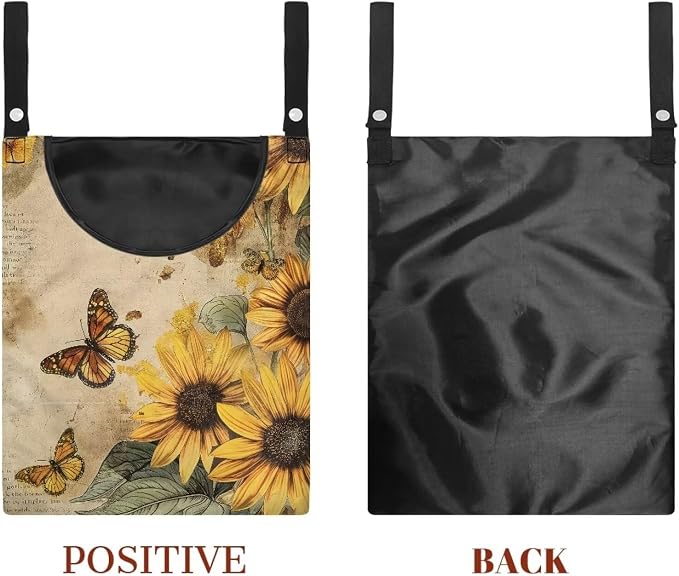 Sunflower Clothespin Bag Laundry Hanging Storage Organizer Clothes Pin Hanging - Image 7