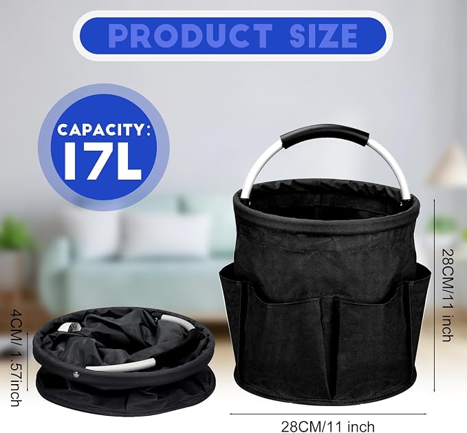 Cleaning Caddy for Cleaning Supplies, 17L Cleaning Supply Caddy - Image 2