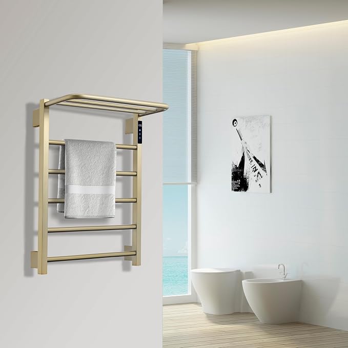 Heated Towel Racks for Bathroom, Hot Towel Warmer 5 Bars - Image 7