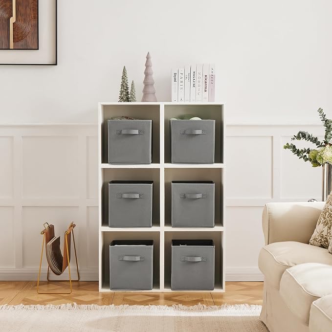 MAX Houser 6 Pack Foldable Fabric Storage Bins - Image 5
