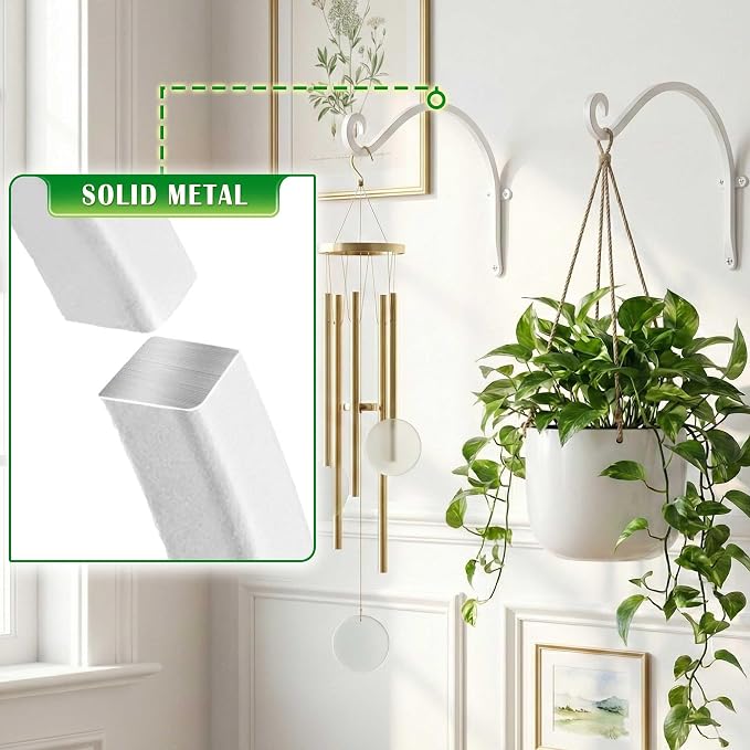 Hanging Plant Brackets Outdoor: 50lbs Weight Capacity - Image 6