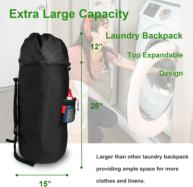 Extra Large Laundry Backpack - Image 4
