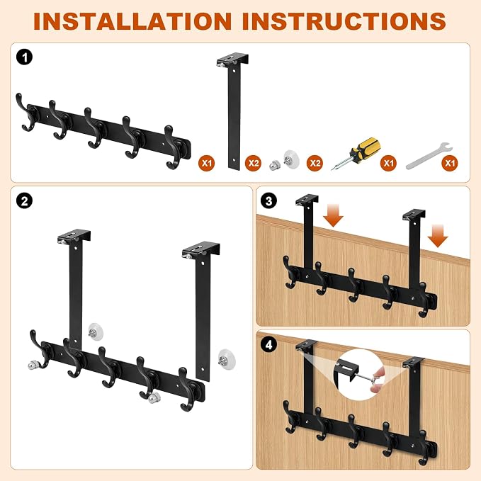 persevere Over The Door Hooks - Image 5
