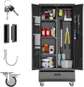 Broom Closet Storage Cabinet by GANGMEIMENTALSTORAGECABINET