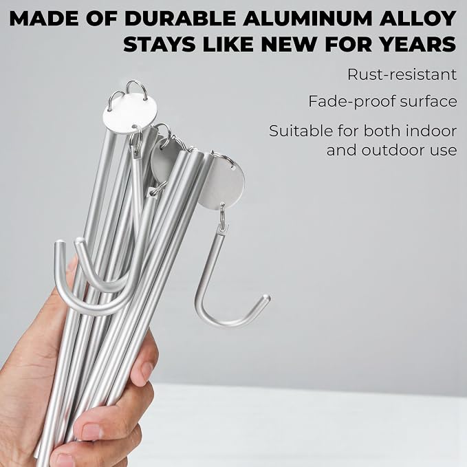 Travel Hangers Foldable Aluminum 3 Pack – Light and Portable Suitcase Clothes - Image 3