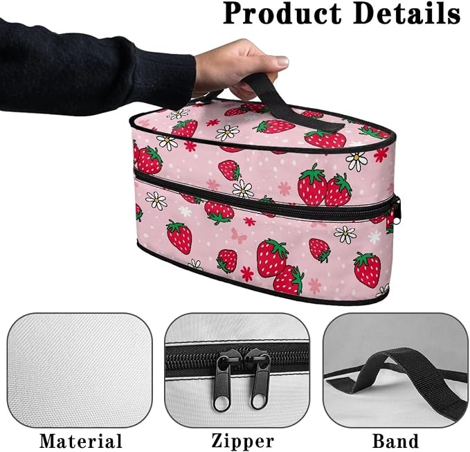 Strawberry Daisy Iron Storage Case - Image 5