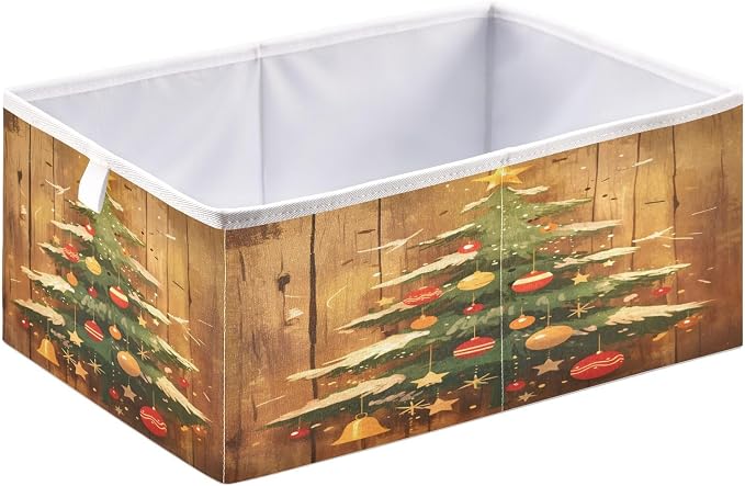 senya Large Storage Bins Christmas Tree Collapsible Foldable Storage Cubes - Image 2