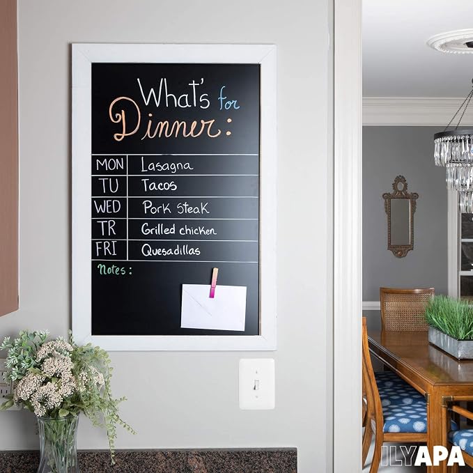 Ilyapa Rustic Wooden Magnetic Kitchen Chalkboard Sign - Image 5