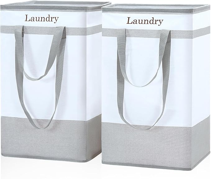 FairyHaus Laundry Basket 100L, Collapsible Laundry Baskets Hampers by FairyHaus