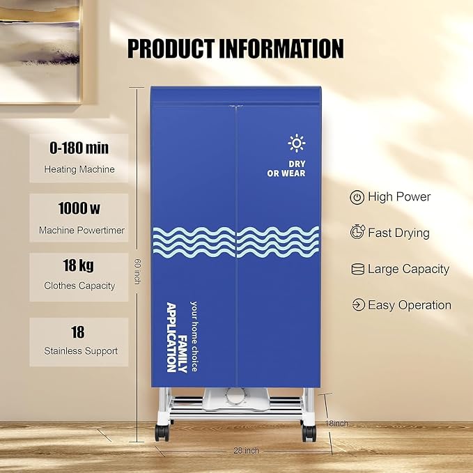 Clothes Dryer, Portable Drying Machine - Image 3