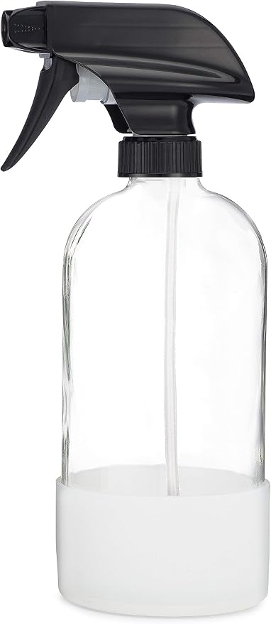 Rail19 Refillable Clear Glass Cleaning Spray Bottle by RAIL19