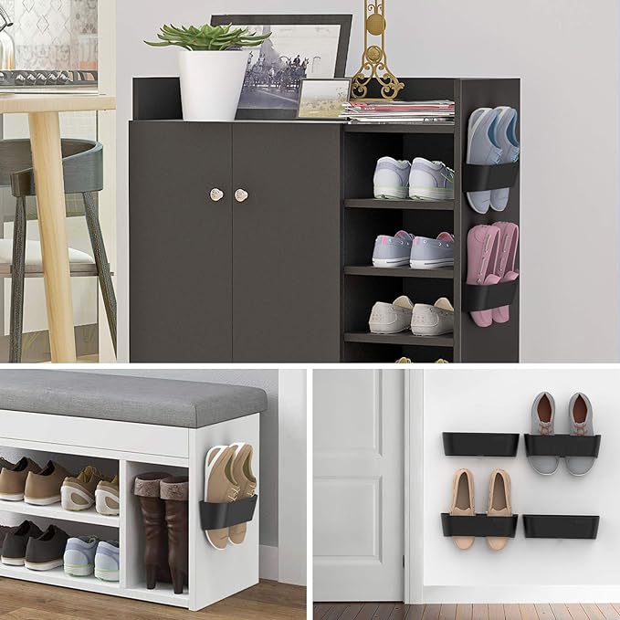 Wall Mounted Shoes Rack 4Pack - Image 2