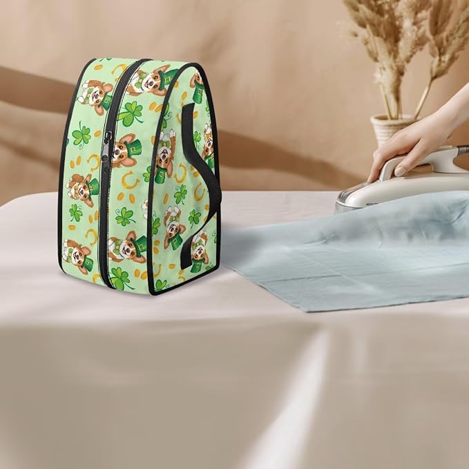 Saint Patricks Day Iron Storage Case Protective Carrying Bag Cute Reusable Four - Image 3
