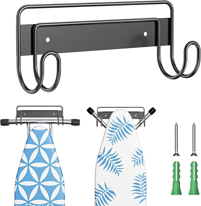 Ironing Board Hanger Wall Mount, Ironing Board Holder by LOXSUN