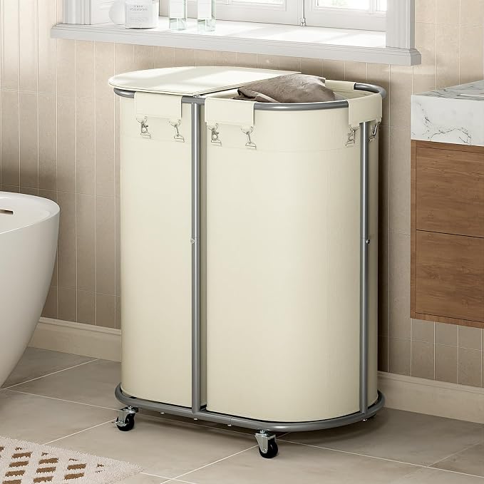 Chrislley 200L Double Laundry Hamper - Image 5