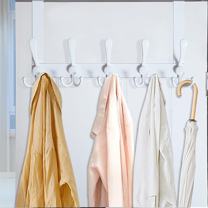 WEBI Over The Door Hooks Door Hanger Hook Rack - Image 2