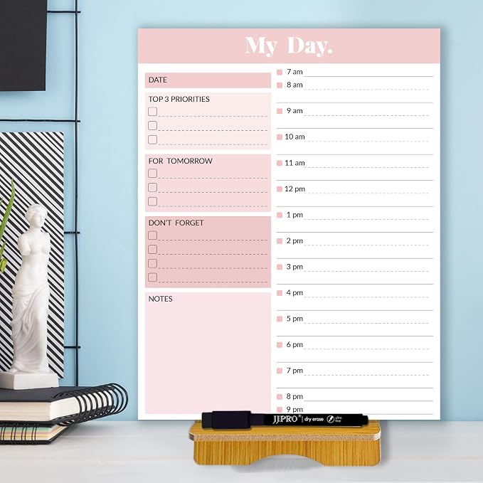 JJPRO Reusable Desktop Daily Planner by JJPRO