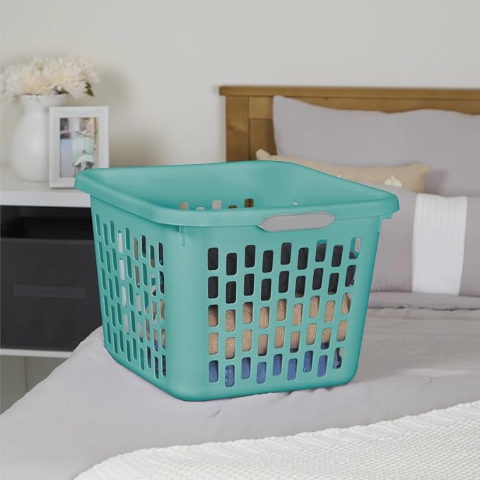 1.5 Bushel Square Plastic Laundry Basket - Image 5