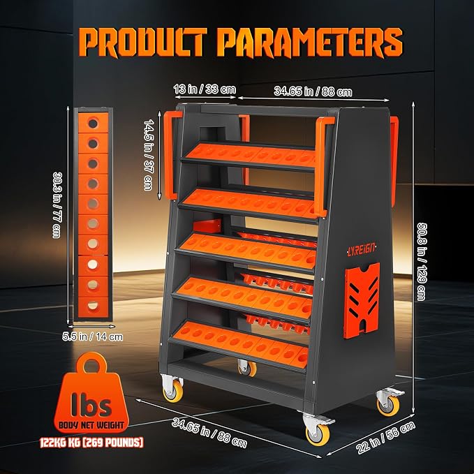 NUOBESTY CNC Tool Rack, BT40/CAT40 Tool Rack Organizer - Image 8