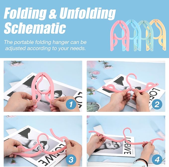 32PCS Foldable Travel Hangers, 20 Cruise Ship Essentials Folding Hanger - Image 5