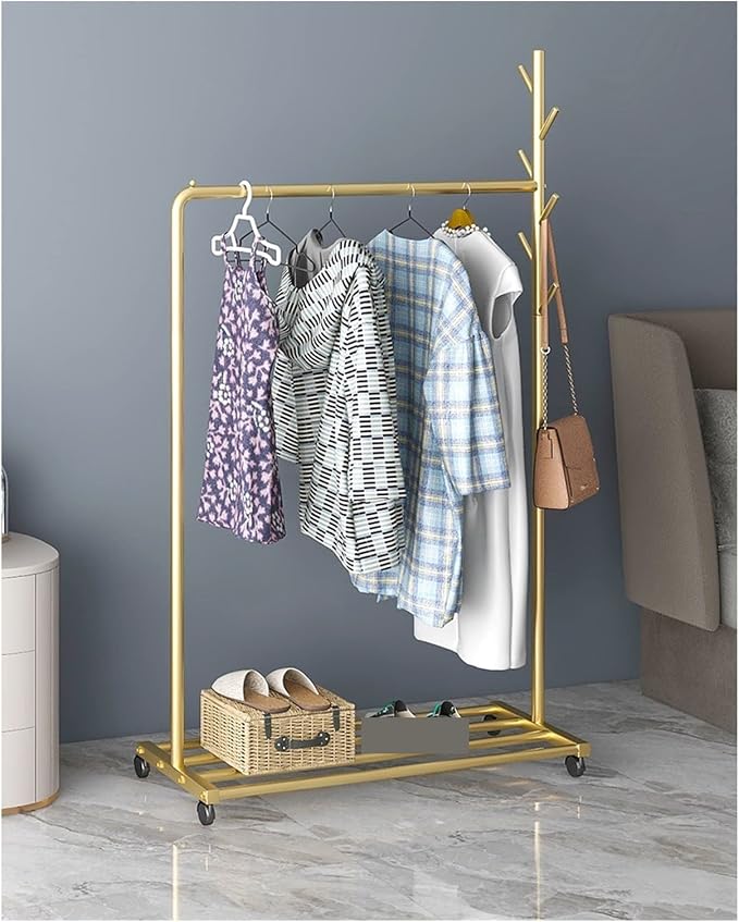 Coat Shelf Home Floor-Standing Coat Rack Indoor Simple Simple Coat Rack Home - Image 4