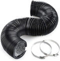Cenipar Flexible 4 Inch Air Aluminum Ducting Vent Hose Black Thick Layer by Cenipar
