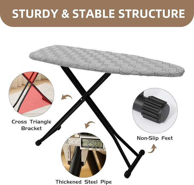 Ironing Board Adjustable Height Folding Ironing Board - Image 3