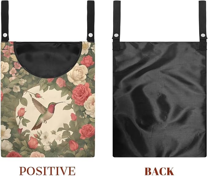 Clothes Pin Hanging Bag with Big Opening Storage Clothes Pins & Mini - Image 7