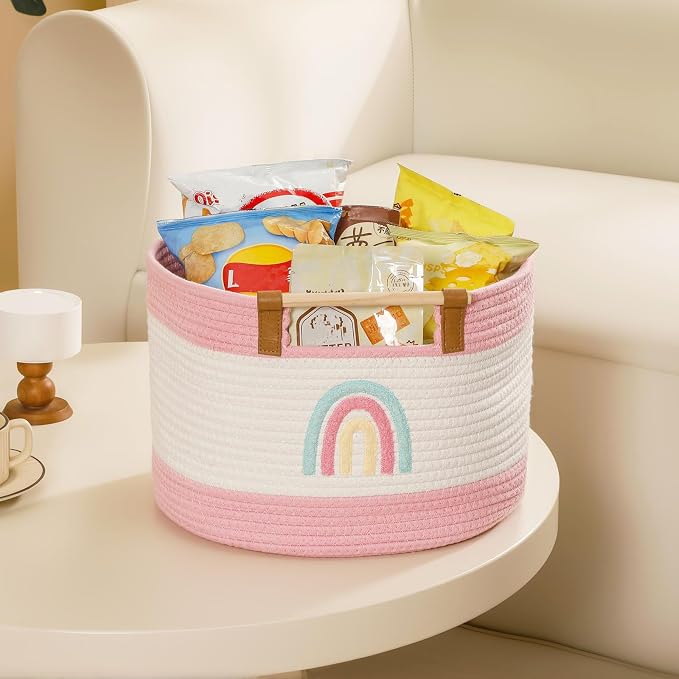 Toy Storage Bin Box for Kids Stuffed Animal Storage Basket for Blanket Baskets - Image 3
