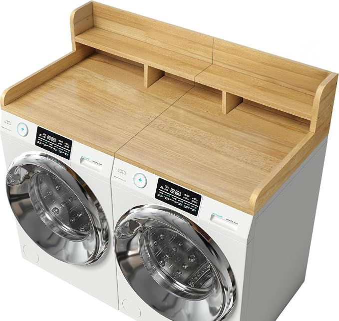 Washer Dryer Countertop, 2-Tier Laundry Countertop by Zjjseloru