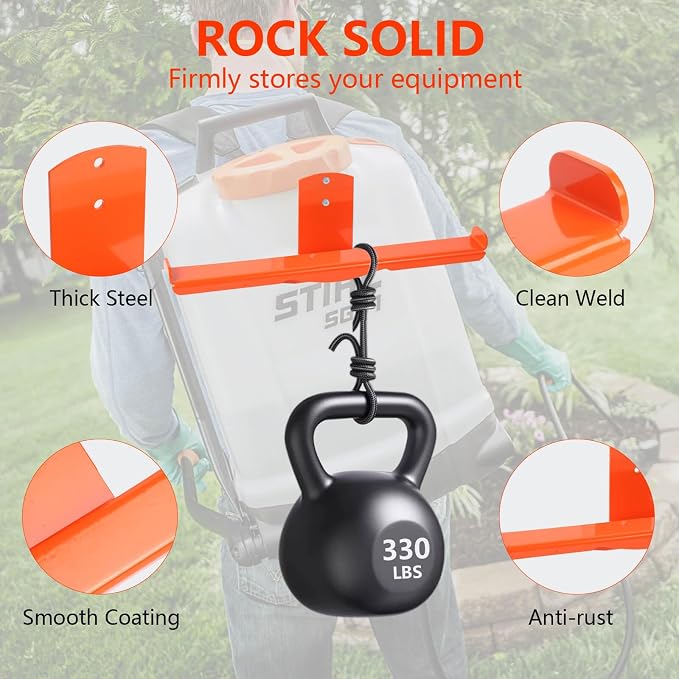 Backpack Blower Rack with Hose Holder - Image 4