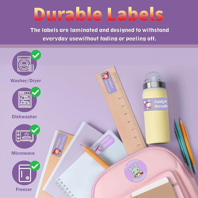 Custom Personalized Name Labels - Image 4