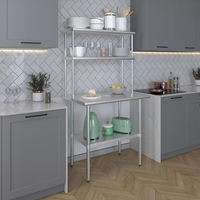 AmGood Double OverShelf Stainless Steel NSF - Image 7