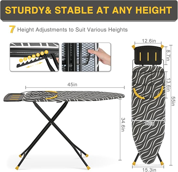 KINGBOARD Ironing Board Full Size - Image 2