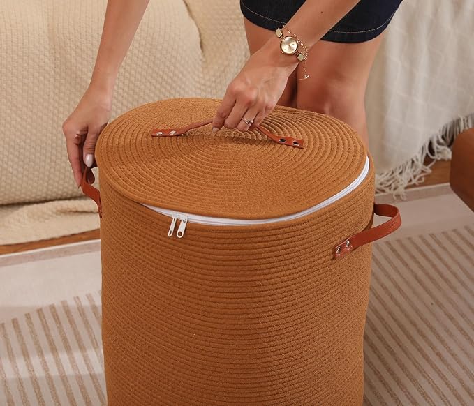 Extra Large Cotton Rope Storage Basket - Image 6