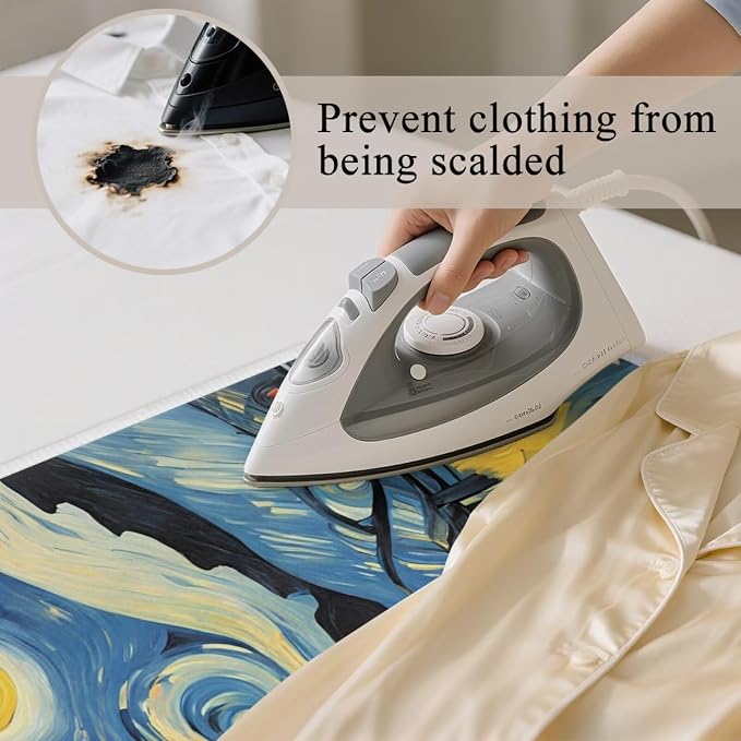 The Starry Night Dog Pattern Ironing Mat Foldable Ironing Pad Portable Board - Image 3
