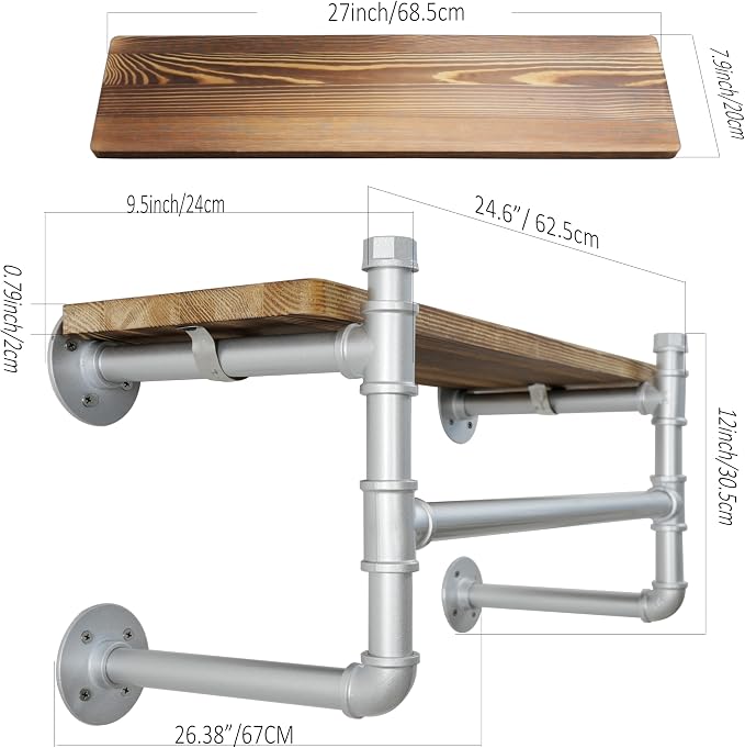 WEBI Wall Mounted Clothes Rack - Image 3