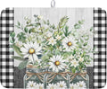 Spring Daisy Floral Dish Drying Mat by Kawani