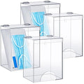 Kathfly 4 Pcs Acrylic Hairnet Dispenser, Wall Mount Acrylic Storage by Kathfly