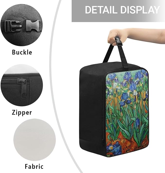 Iris Steam Iron Storage Bag Zippered Handheld Steamer Case Universal Fit - Image 5